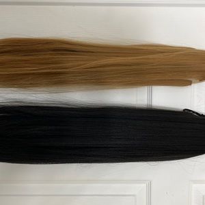Fake hair for pony tails